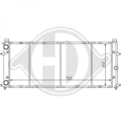 DIEDERICHS 8138131 Радіатор, охолодження двигуна