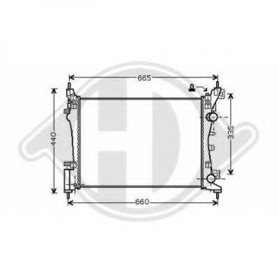 DIEDERICHS 8181405 Радіатор, охолодження двигуна