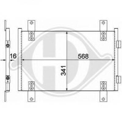 DIEDERICHS 8348101 Конденсатор, кондиціонер