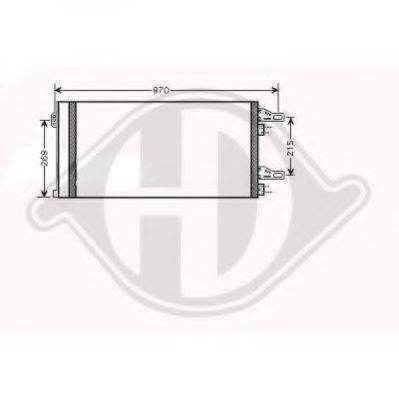 DIEDERICHS 8348400 Конденсатор, кондиціонер