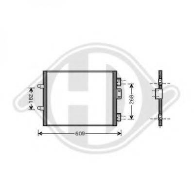 DIEDERICHS 8441303 Конденсатор, кондиціонер