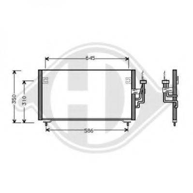 DIEDERICHS 8582400 Конденсатор, кондиціонер