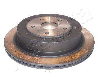 ASHIKA 6107704 гальмівний диск