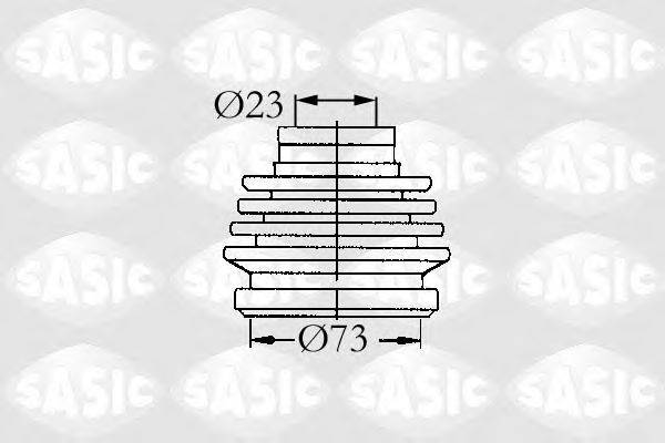 SASIC 9004631 Комплект пильника, приводний вал