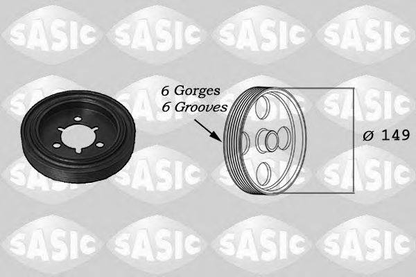 SASIC 2150015 Ремінний шків, колінчастий вал