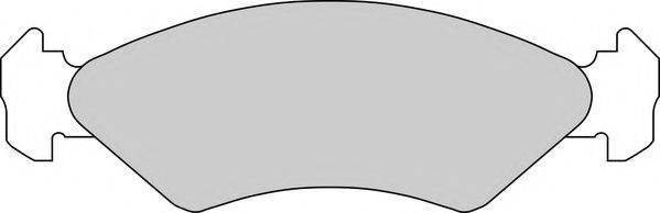 DURON DBP240589 Комплект гальмівних колодок, дискове гальмо