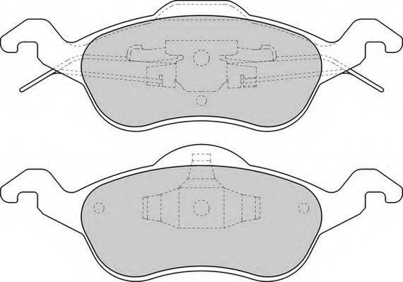 DURON DBP241318 Комплект гальмівних колодок, дискове гальмо