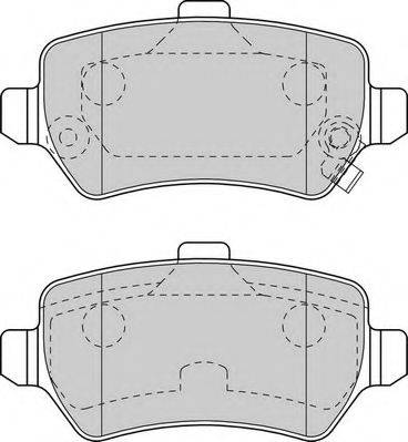 DURON DBP251521 Комплект гальмівних колодок, дискове гальмо