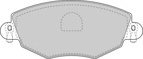 DURON DBP241425 Комплект гальмівних колодок, дискове гальмо