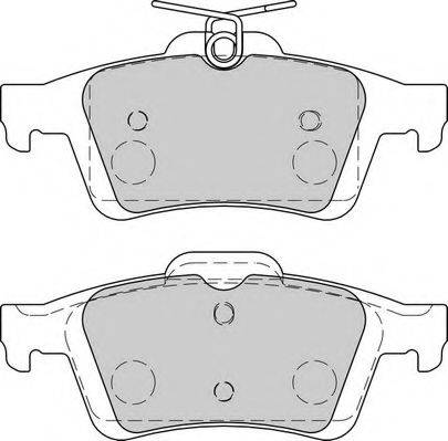DURON DBP241931 Комплект гальмівних колодок, дискове гальмо