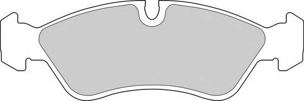 DURON DBP250584 Комплект гальмівних колодок, дискове гальмо