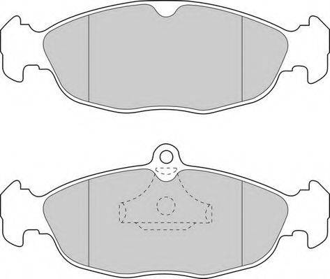 DURON DBP250732 Комплект гальмівних колодок, дискове гальмо