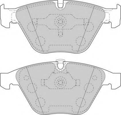 DURON DBP211628 Комплект гальмівних колодок, дискове гальмо