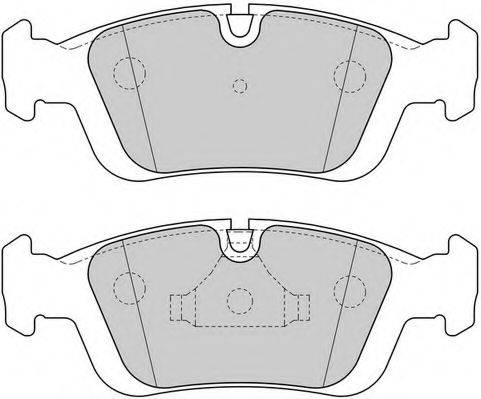 DURON DBP211300 Комплект гальмівних колодок, дискове гальмо