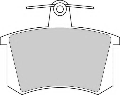 DURON DBP230222 Комплект гальмівних колодок, дискове гальмо