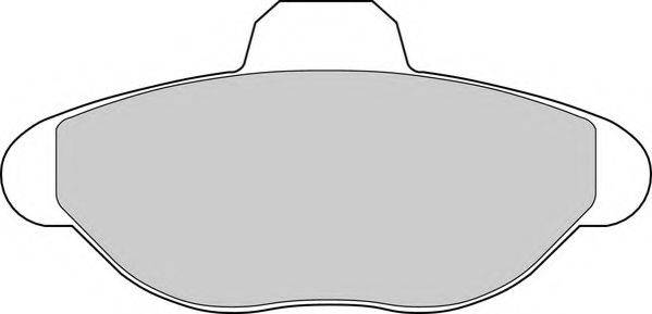 DURON DBP230749 Комплект гальмівних колодок, дискове гальмо