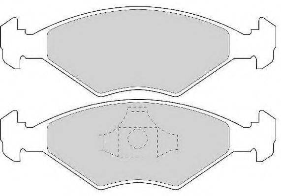 DURON DBP230896 Комплект гальмівних колодок, дискове гальмо