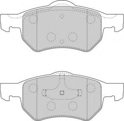 DURON DBP221474 Комплект гальмівних колодок, дискове гальмо