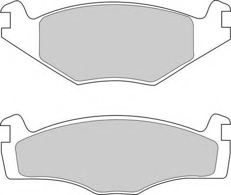 DURON DBP390419 Комплект гальмівних колодок, дискове гальмо