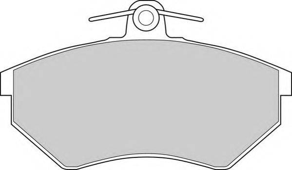 DURON DBP390775 Комплект гальмівних колодок, дискове гальмо