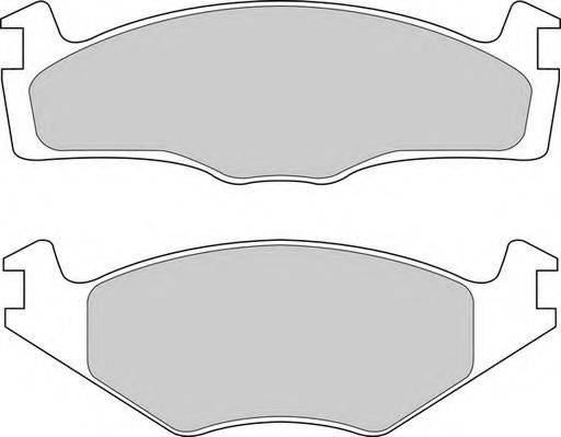 DURON DBP391072 Комплект гальмівних колодок, дискове гальмо
