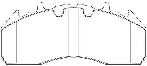 DURON DCV1855BFE Комплект гальмівних колодок, дискове гальмо