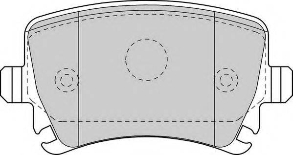 DURON DBP391636 Комплект гальмівних колодок, дискове гальмо