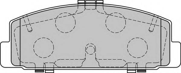 DURON DBP321721 Комплект гальмівних колодок, дискове гальмо