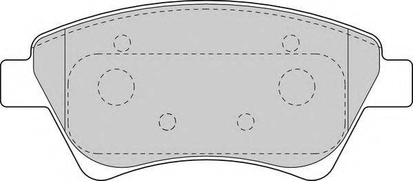 DURON DBP351544 Комплект гальмівних колодок, дискове гальмо