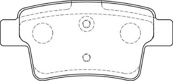 DURON DBP341973 Комплект гальмівних колодок, дискове гальмо