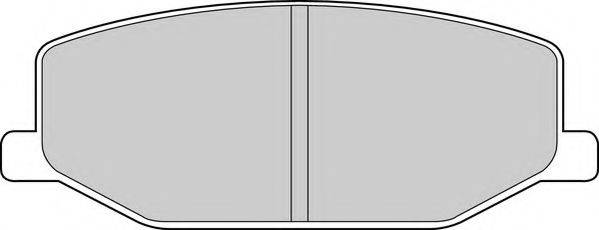 DURON DBP360396 Комплект гальмівних колодок, дискове гальмо