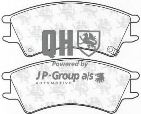 JP GROUP 3563600819 Комплект гальмівних колодок, дискове гальмо