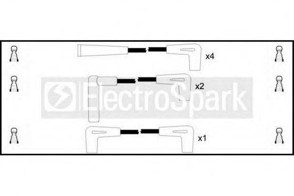 STANDARD OEK177 Комплект дротів запалювання