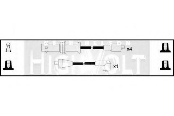 STANDARD OEF636 Комплект дротів запалювання