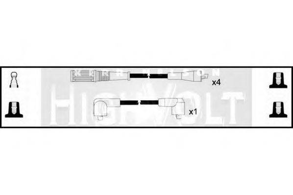 STANDARD OEF265 Комплект дротів запалювання