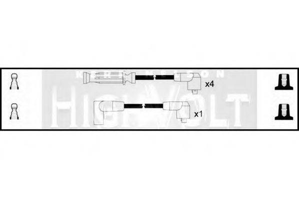 STANDARD OEF638 Комплект дротів запалювання