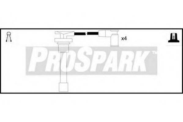 STANDARD OES1136 Комплект дротів запалювання