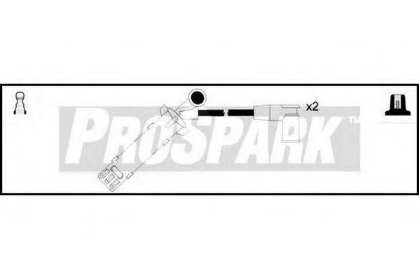 STANDARD OES1220 Комплект дротів запалювання