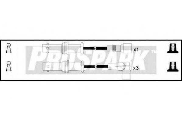 STANDARD OES212 Комплект дротів запалювання