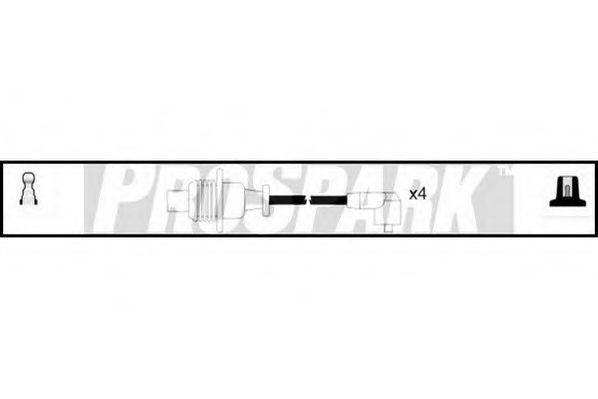 STANDARD OES265 Комплект дротів запалювання