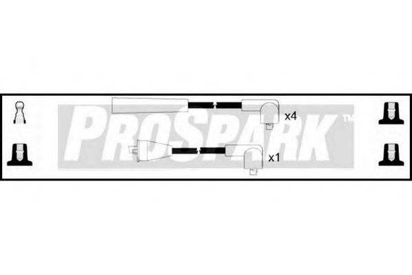 STANDARD OES338 Комплект дротів запалювання