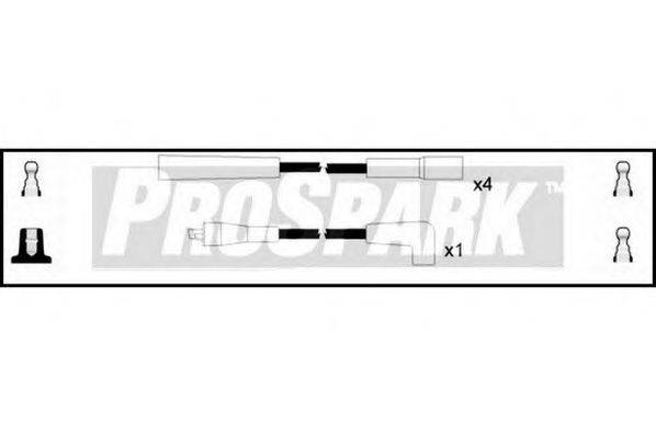 STANDARD OES438 Комплект дротів запалювання