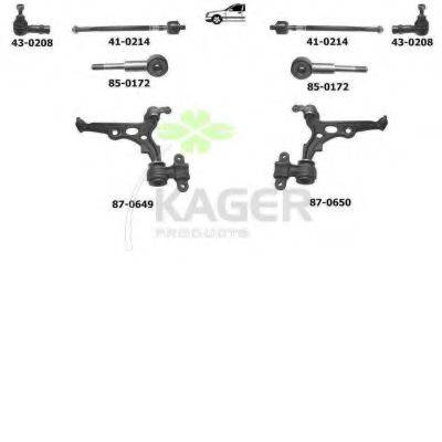 KAGER 800030 Підвіска колеса