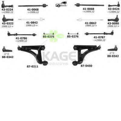 KAGER 800146 Підвіска колеса