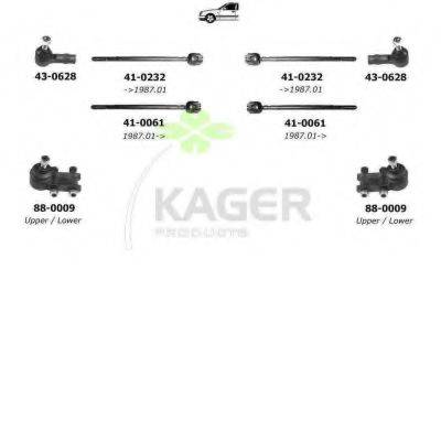 KAGER 800179 Підвіска колеса