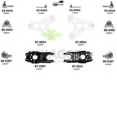 KAGER 801029 Підвіска колеса