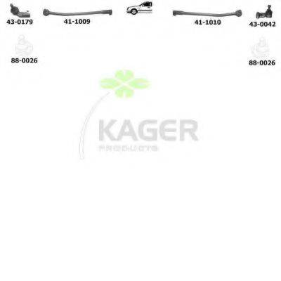 KAGER 801186 Підвіска колеса