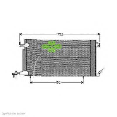KAGER 945291 Конденсатор, кондиціонер