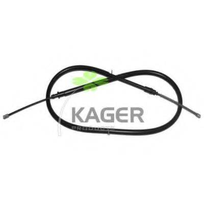 KAGER 191217 Трос, стоянкова гальмівна система