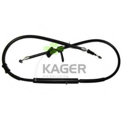 KAGER 191828 Трос, стоянкова гальмівна система